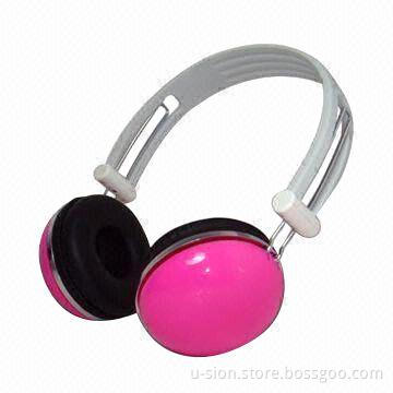 Headphones with 300mW Input Power, 15 to 21000Hz Frequency Response